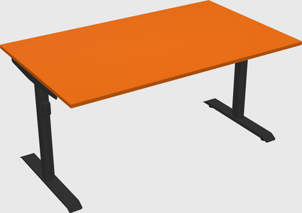 Dual motor electric desk