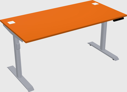 Dual motor electric desk