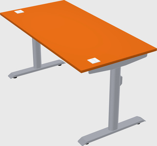 Dual motor electric desk