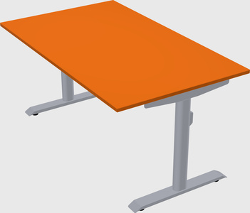 Dual motor electric desk
