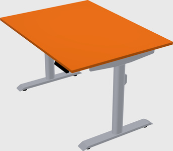 Dual motor electric desk