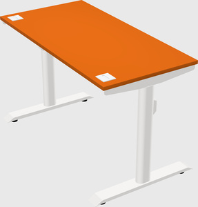 Dual motor electric desk