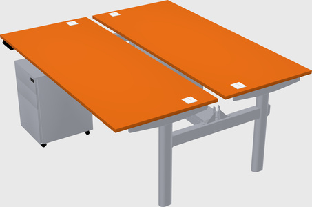 Shared electric desk