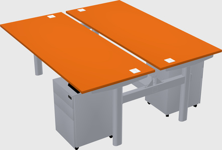 Shared electric desk