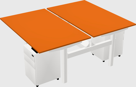 Shared electric desk
