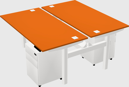 Shared electric desk