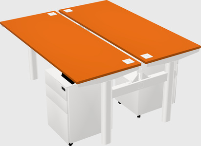 Shared electric desk