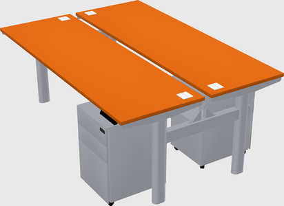 Shared electric desk
