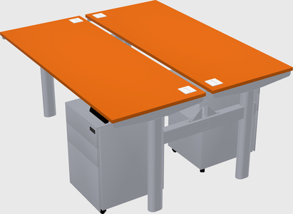 Shared electric desk