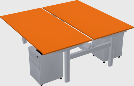 Shared electric desk