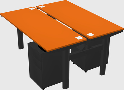 Shared electric desk