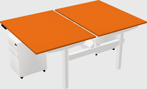 Shared electric desk