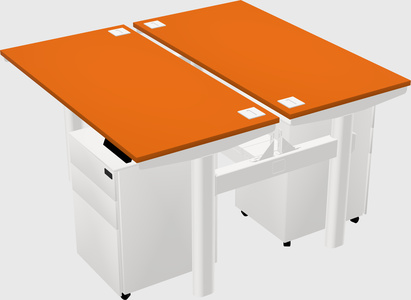 Shared electric desk
