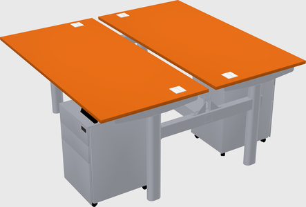 Shared electric desk