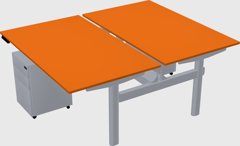 Shared electric desk