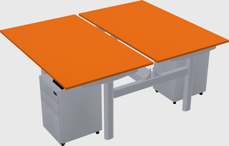 Shared electric desk