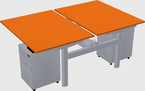Shared electric desk