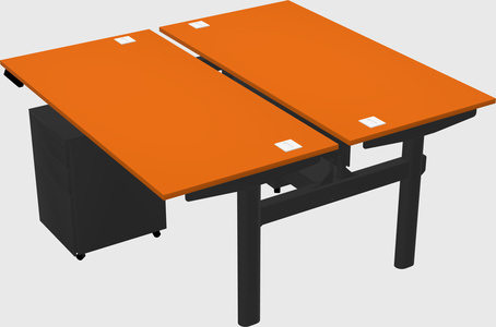 Shared electric desk