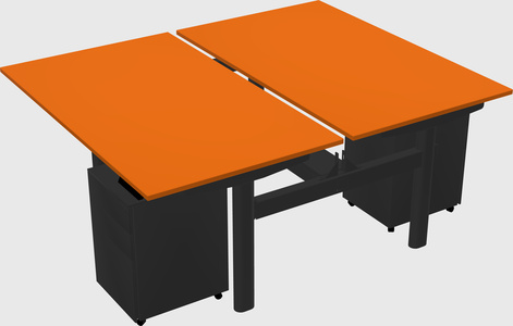 Shared electric desk