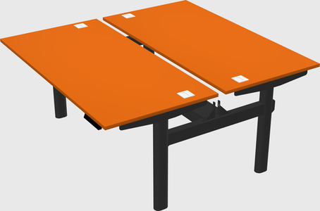 Shared electric desk