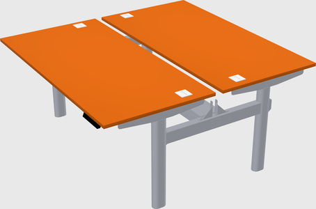 Shared electric desk