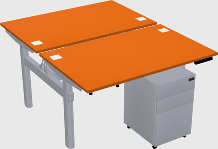Shared electric desk