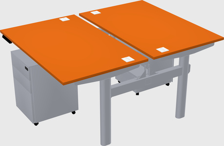 Shared electric desk
