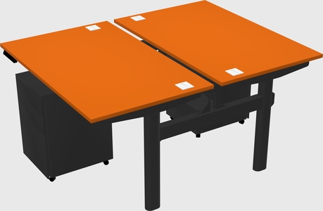 Shared electric desk