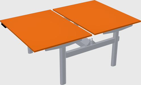 Shared electric desk