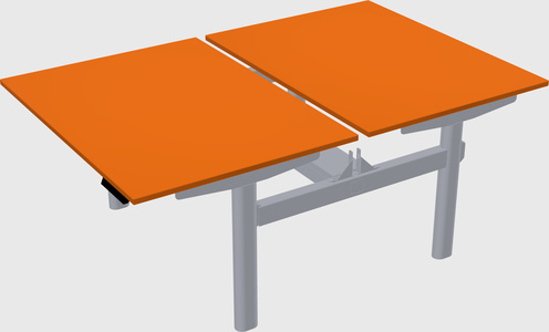 Shared electric desk