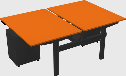 Shared electric desk
