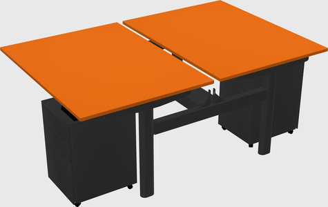 Shared electric desk