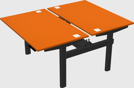 Shared electric desk