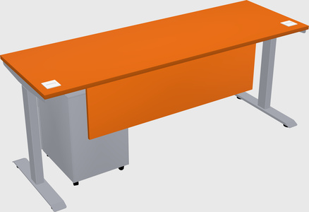 Single motor electric desk