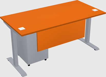 Single motor electric desk