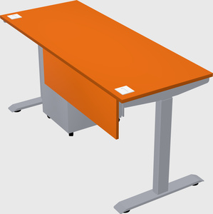 Single motor electric desk