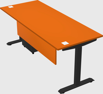 Single motor electric desk