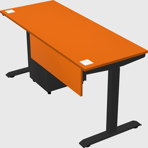 Single motor electric desk