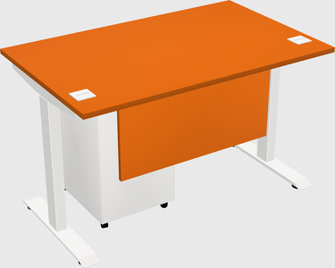 Single motor electric desk