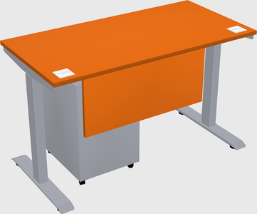 Single motor electric desk