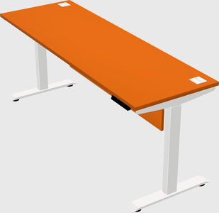 Single motor electric desk