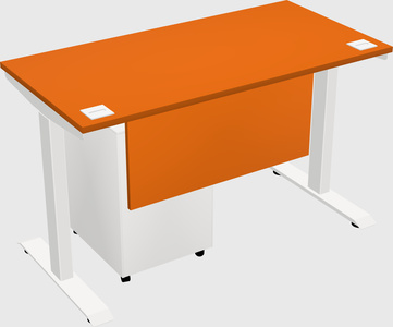 Single motor electric desk