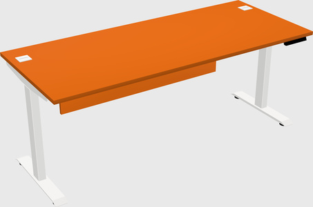 Single motor electric desk