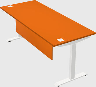Single motor electric desk
