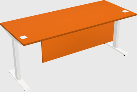 Single motor electric desk