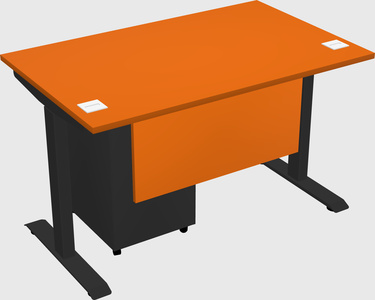 Single motor electric desk