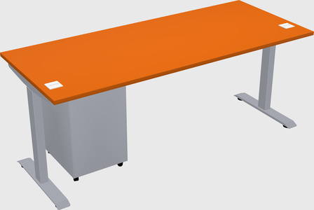 Single motor electric desk