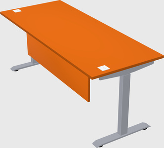 Single motor electric desk