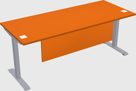 Single motor electric desk