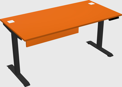 Single motor electric desk
